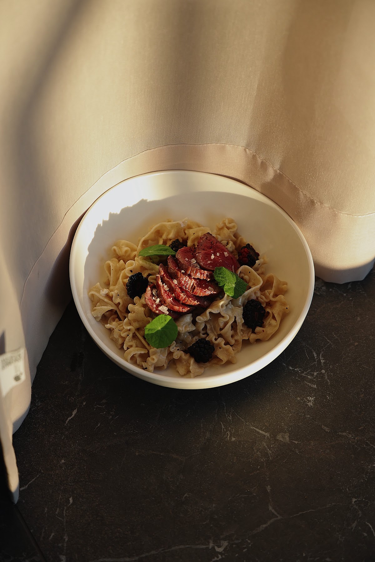Mafaldine - świeża pasta w restauracji PONTI Wrocław