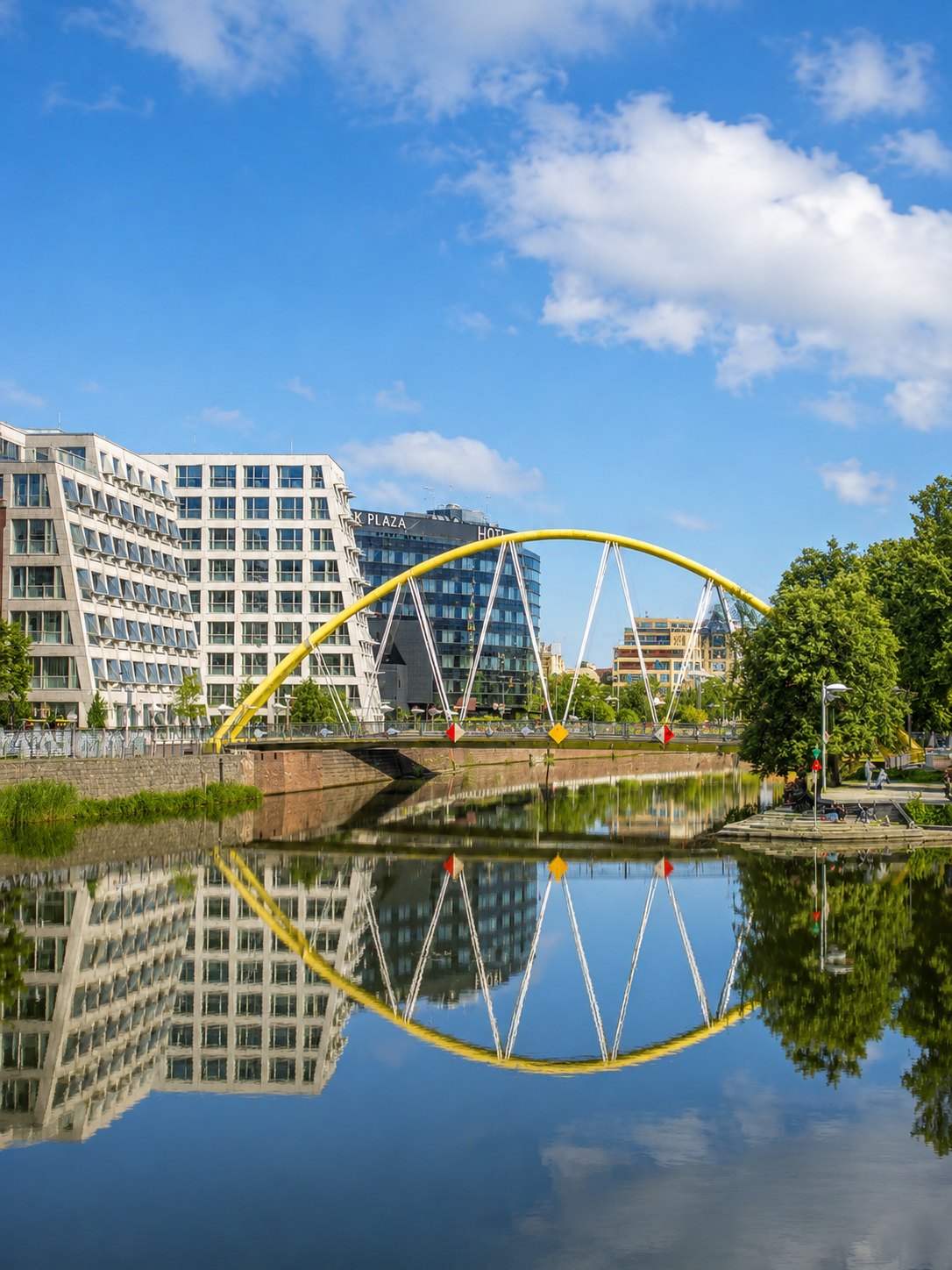 Wrocław - most nad Odrą przy restauracji PONTI