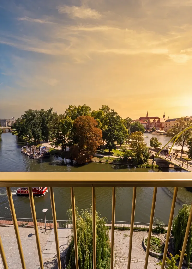 Widok z apartamentu Boulevard o poranku